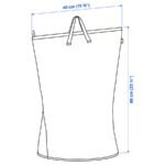 PÄRKLA Laundry bag, white, 70 l - Image 9