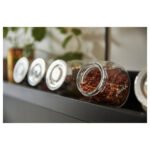 RAJTAN Spice jar, glass/aluminium colour, 15 cl - Image 6