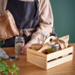 CHOKLADHAJ Portable organiser, wood, 25x18x17 cm - Image 3