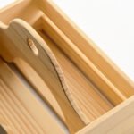 CHOKLADHAJ Portable organiser, wood, 25x18x17 cm - Image 5