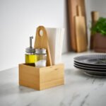 CHOKLADHAJ Portable organiser, wood, 12x11x21 cm - Image 2
