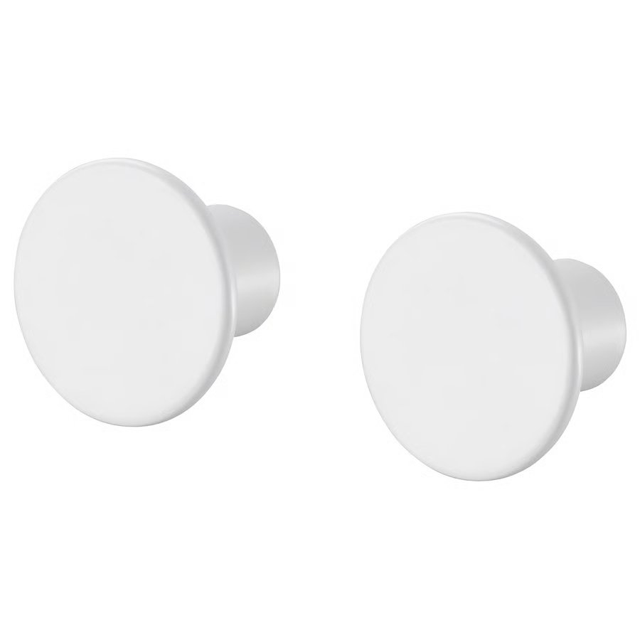 1043-1 enudden-hook-white ENUDDEN Hook, white, 2 pack - Image 1