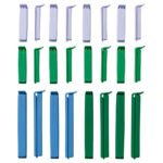 BEVARA Sealing clip, set of 24, mixed colours