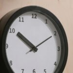 LÖVGRODA Clock, black, 22x20x4 cm - Image 5
