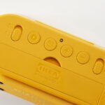RÖDSTRÄFSE Alarm clock with hygro-/thermometer, yellow, 17x8x6 cm - Image 6