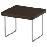 TRANERED Armrest tray, dark brown, 26x45 cm