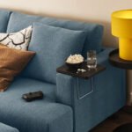 TRANERED Armrest tray, dark brown, 26x45 cm - Image 2