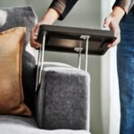 TRANERED Armrest tray, dark brown, 26x45 cm - Image 3