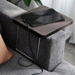 TRANERED Armrest tray, dark brown, 26x45 cm - Image 5