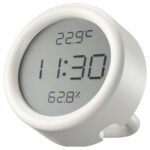 ÖRNVRÅK Clock with hygro-/thermometer, white, 8x3 cm - Image 2