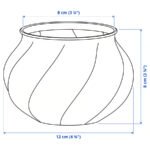 VILJESTARK Vase, clear glass, 30 cm - Image 8