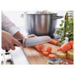 VÖRDA Vegetable knife, black, 16 cm - Image 2