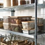 IKEA 365+ Food storage basket, metal/light grey-brown, 30x20x11 cm - Image 4