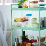 IKEA 365+ Food storage basket, metal/white, 30x20x11 cm - Image 5