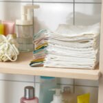 KRAMA Washcloth, white, 30x30 cm, 10 pack - Image 3