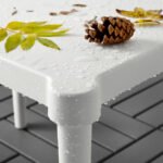 UTTER Children's table, in/outdoor, white, 58x42x43 cm - Image 5