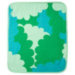 GRÖNFINK Blanket, green/tree pattern, 80x100 cm - Image 3