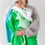 GRÖNFINK Blanket, green/tree pattern, 80x100 cm - Image 4