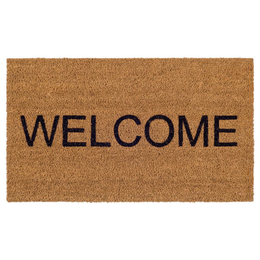 1104-1 janderup-door-mat-natural-black JANDERUP Door mat, natural/black, 40x70 cm - Image 1