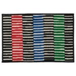 VÄNDPLATS Door mat, multicolour/stripe, 40x60 cm