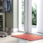 VÄGSKYLT Door mat, pink/orange, 40x60 cm - Image 3