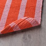 VÄGSKYLT Door mat, pink/orange, 40x60 cm - Image 4