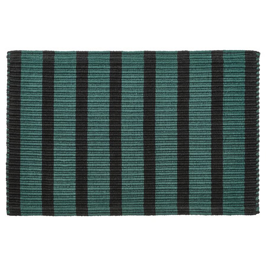 1108-1 vaegskylt-door-mat-blue-green-black VÄGSKYLT Door mat, blue-green/black, 40x60 cm - Image 1