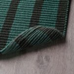 VÄGSKYLT Door mat, blue-green/black, 40x60 cm - Image 2