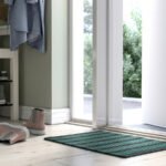 VÄGSKYLT Door mat, blue-green/black, 40x60 cm - Image 3