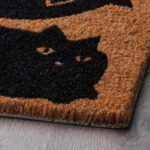 VÄGTYP Door mat, cat black/natural, 40x60 cm - Image 2