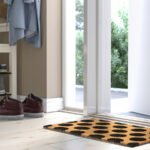 TÅGFORDON Door mat, black/dot pattern, 40x60 cm - Image 2