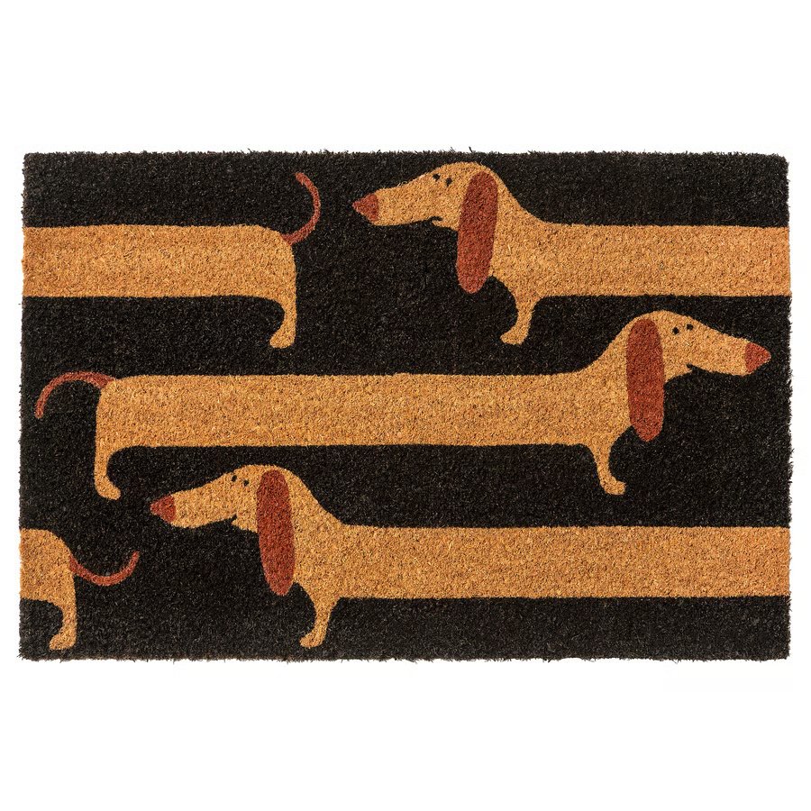 1112-1 arbetstag-door-mat-dog ARBETSTÅG Door mat, dog, 40x60 cm - Image 1