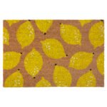 RENKAVLE Door mat, lemon, 40x60 cm