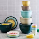 GARNITYREN Bowl with lid, set of 5, mixed colours - Image 2