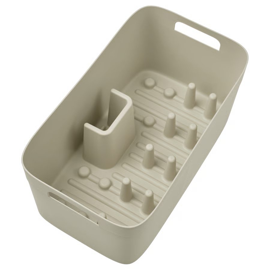1116-1 spjutlilja-dish-drainer-light-grey-beige SPJUTLILJA Dish drainer, light grey-beige - Image 1