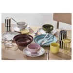 SPJUTLILJA Bowl, mixed colours, 12 cm (3 pieces) - Image 4