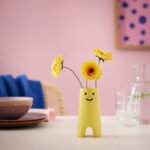 FRÖVÄXT Vase, yellow, 14 cm - Image 3