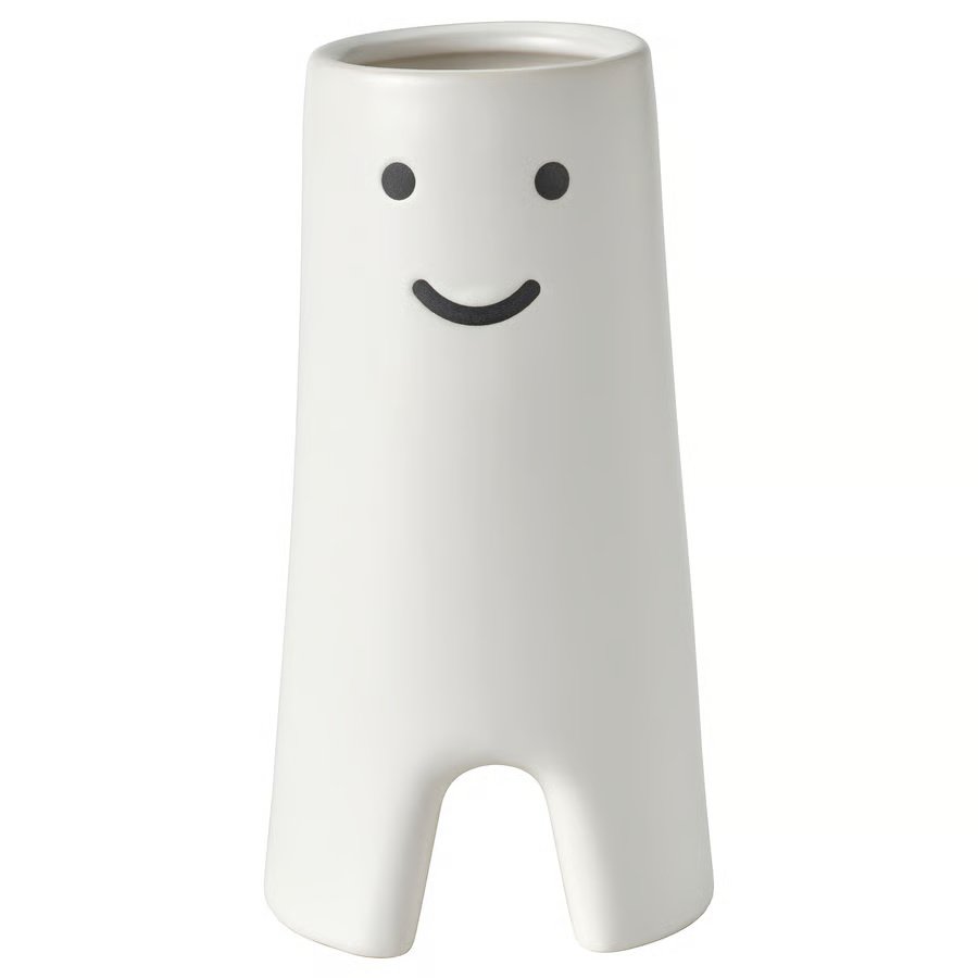 1121-1 froevaext-vase-white FRÖVÄXT Vase, white, 20 cm - Image 1