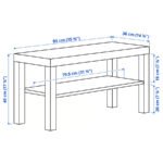 LACK TV bench, white, 90x36x45 cm - Image 5