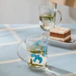 SKEDSTÖR Mug, patterned/glass, 30 cl - Image 2