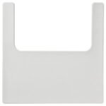 ANTILOP Tray mat, grey, 38x38 cm