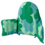 ANTILOP Supporting cushion and cover, multicolour