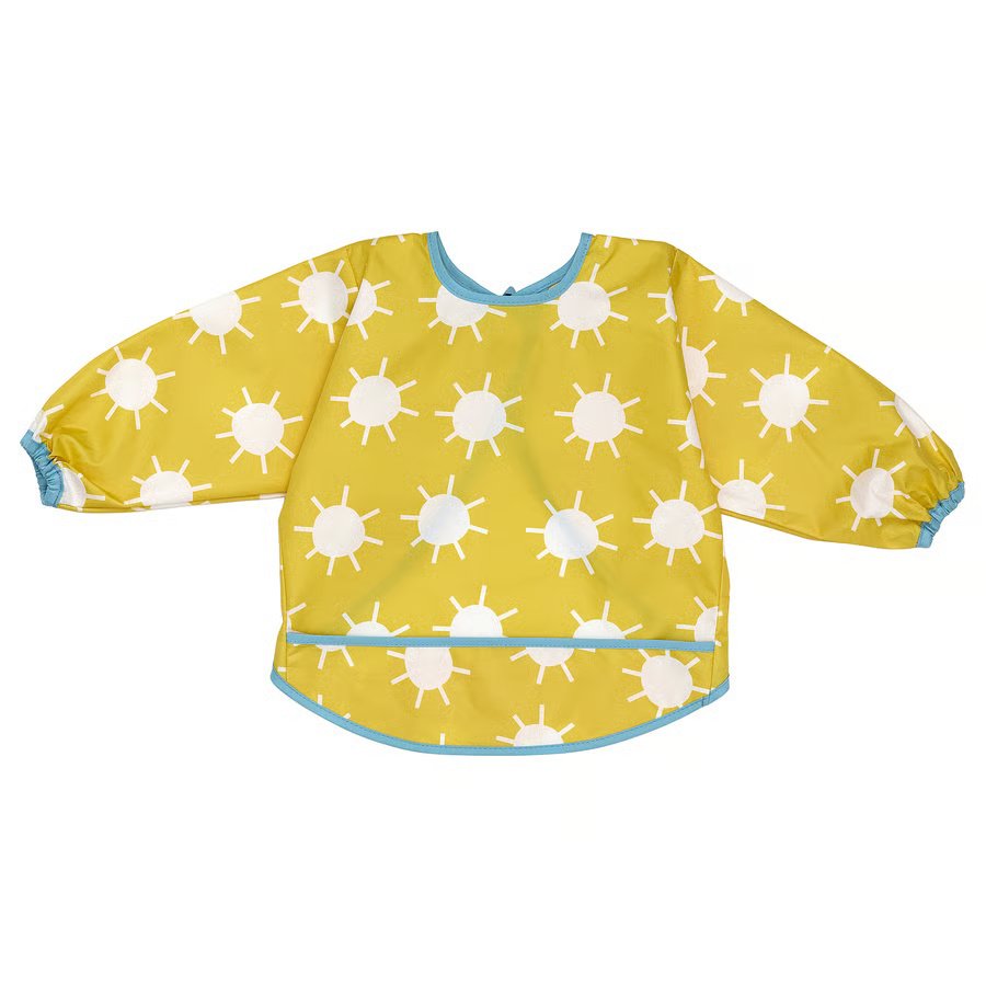 1136-1 kladdig-bib-yellow-white KLADDIG Bib, yellow/white - Image 1