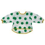 KLADDIG Bib, white/green