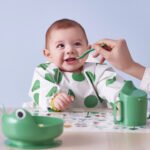 KLADDIG Bib, white/green - Image 3