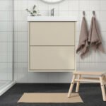 FINTSEN Bath mat, beige, 40x60 cm - Image 3