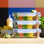 IKEA 365+ Food container with lid, rectangular/glass, 1.0 l - Image 3