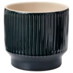 HONUNGSPALM Plant pot, in/outdoor/blue, 12 cm
