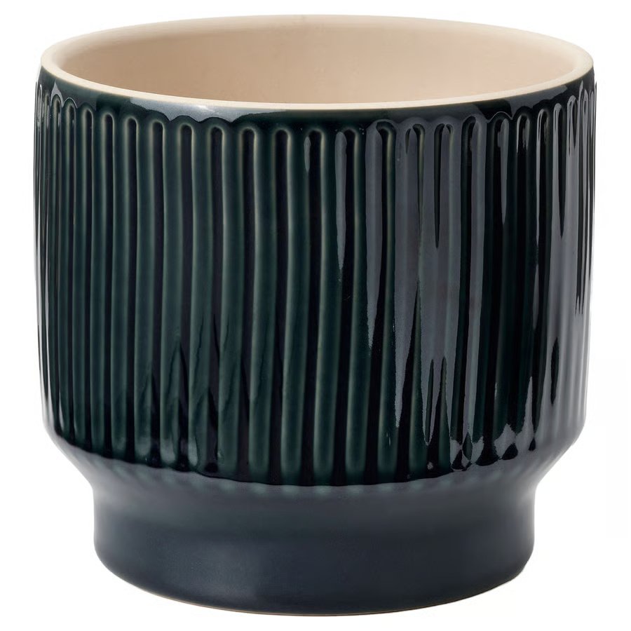 1160-1 honungspalm-plant-pot-in-outdoor-blue HONUNGSPALM Plant pot, in/outdoor/blue, 12 cm - Image 1