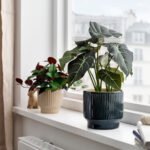 HONUNGSPALM Plant pot, in/outdoor/blue, 12 cm - Image 4